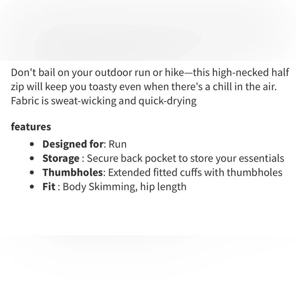 Lululemon sz M Run To Reset 1/2 zip in Aqua smoke great pre owned condition - Picture 15 of 16